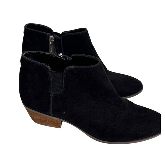 Circus by Sam Edelman Black Suede Ankle Booties Women’s 6.5 - Picture 8 of 13